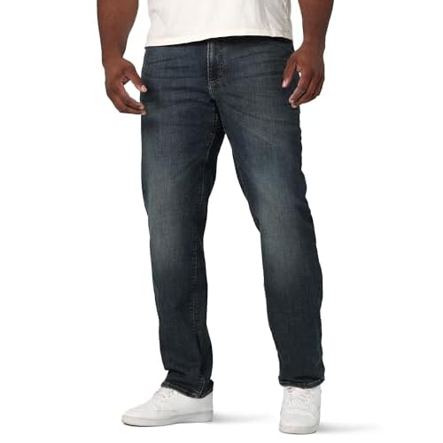 Lee Men’s Big and Tall Extreme Motion Relaxed Straight Jean