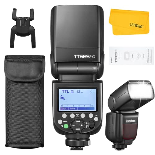 Image of Godox TT685II-O TTL Flash for Olympus Panasonic Camera, GN60 2.4G Speedlite | HSS 1 /8000s, 330 Full Power Flashes, 0.1-2.6 s Recycle Time, TCM Instant Conversion, Quick Release Lock, 20-200mm Zoom