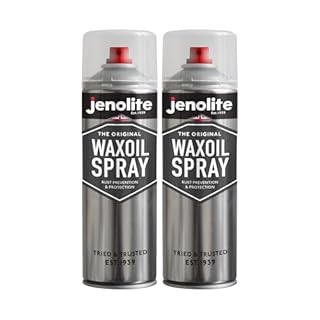 JENOLITE Waxoil Rust Prevention & Protection Aerosol Spray | 2x500ml | CLEAR | Waxoil Aerosol Spray for Cars, Vans & Motorbikes | Rust Protection Spray | Ideal Underseal For Cars