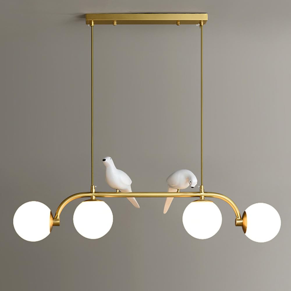 Lampe suspendue en verre blanc lait pour ambiance de ferme nordique
