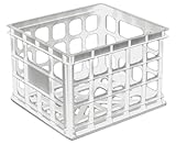 Sterilite 16928006 15-1/4' X 13-3/4' X 10-1/2' White Storage Crate White