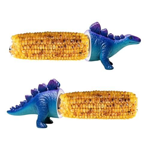 Soportes para mazorcas de maíz de dinosaurio: solución para comer sin quemarte en barbacoas 7