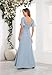 PRESEOSSA Mother of The Groom Dresses for Wedding Sage Green Chiffon V Neck Maxi A Line Ruffles Short Sleeve Formal Evening Party Gown Size 10