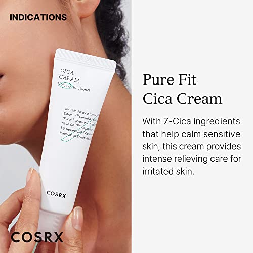 image for COSRX Pure Fit Cica Cream, 50ml / 1.69 fl.oz | Centella Moisturizer, 1