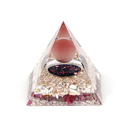 SEVNPRIME Scorpio Cat's Eye Orgonite Pyramid Decoration