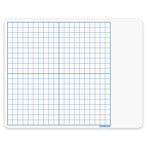 Dry Erase Graph Whiteboard 11"X14" Double Sided Dry Erase Board With Grid For Home School Classroom Kids And Students Portable Grid Board For Graphing And Geometry Coordinate Plane #TOP7
