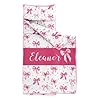 Personalized Toddler Nap Mat with Name for Preschool Daycare, Customized Bow Kids Sleeping Bag for Girls, Bowknot Toddlers Sleeping Mat with Removable Pillow and Blanke, Kid Roll Up Mat #1
