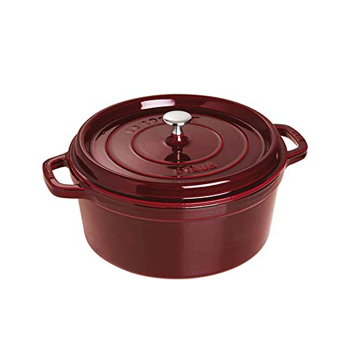 Image of Staub Round Cocotte - 5.5Qt - Grenadine
