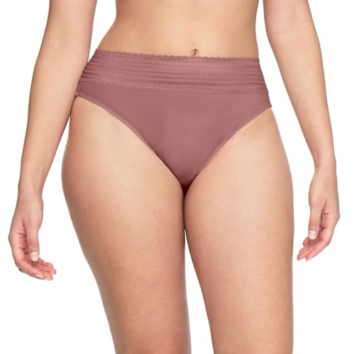 Image of Warner's Women's No Pinching, No Problems Dig-Free Comfort Waist with Lace Microfiber Hi-Cut 5109J