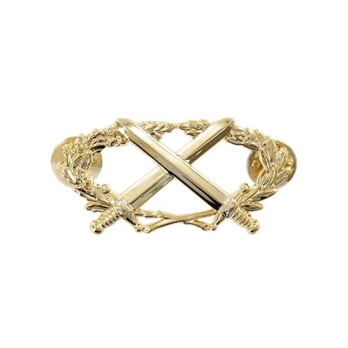Générique Insigne Métal BMP2 Or Brevet Militaire Professionnel 2°Degres BSTAT Neuf Attaches 2 Pin's