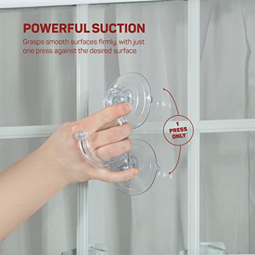 Sewanta Christmas Wreath Hanger For Glass Front Door - Giant Suction Wreath Hanger, Hang Large Or Heavy Wreaths Securely On Glass Doors And Windows Up To 20 Lbs - Heavy Duty Wreath Holders - Usa Made #TOP7