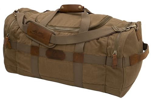 ALPS OutdoorZ Ducks Unlimited Outdoorsman Canvas Duffel - Coyote Brown