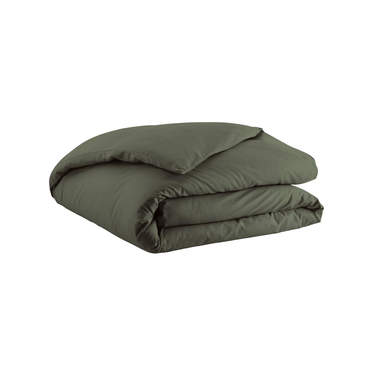 Essix Cotton Duvet Cover, Very Soft, Palm, 200 x 200 cm, Green, 200x200 cm - Image 2