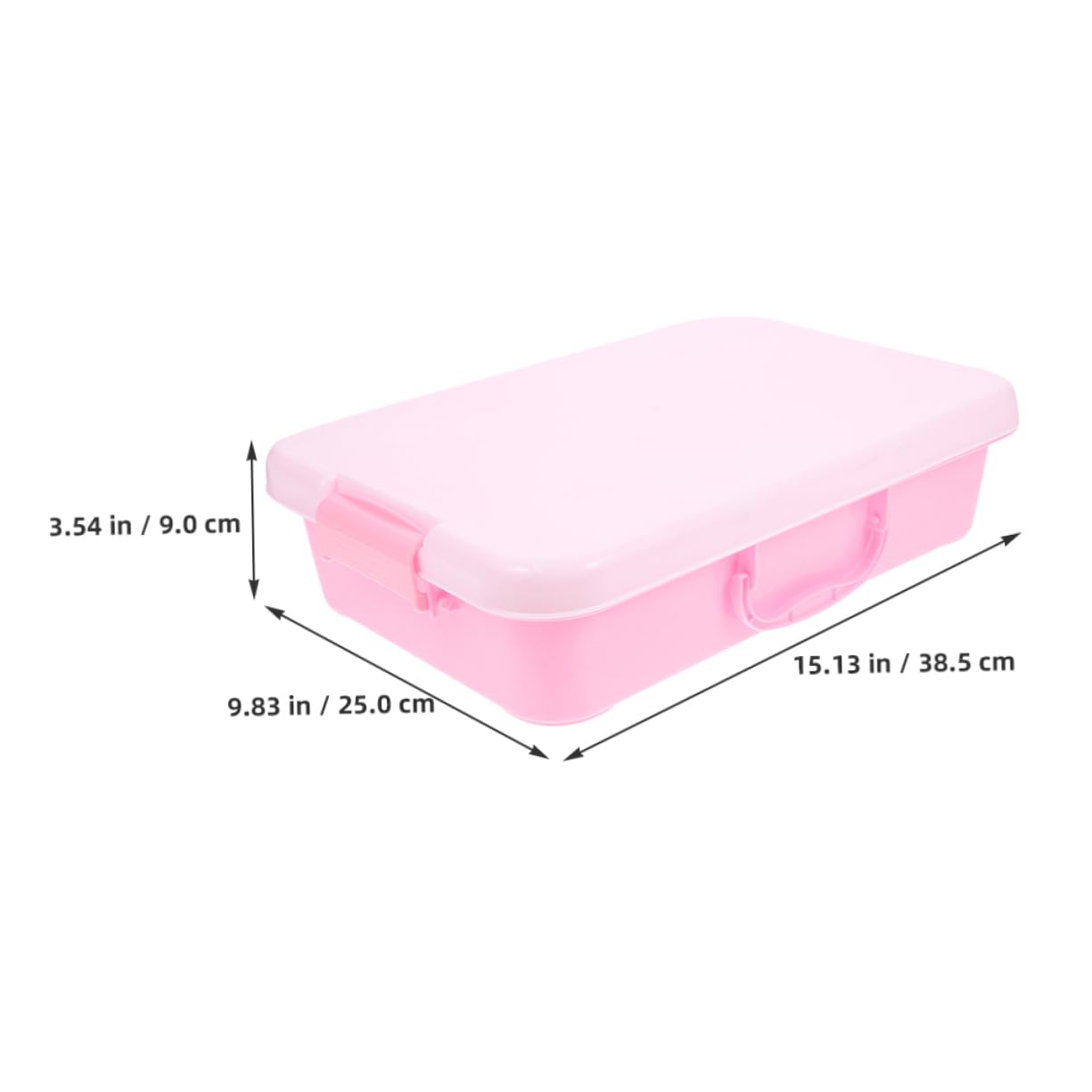 KOMBIUDA 2Pcs Portable Sand Tray with Lid Handheld Sandbox Storage Box for Design for Indoor Sensory Table Accessory for Creative Fun