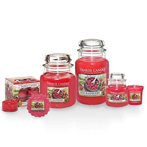 Yankee Candle Duftkerze im Glas (klein) | Red Raspberry | Brenndauer bis zu 30 Stunden