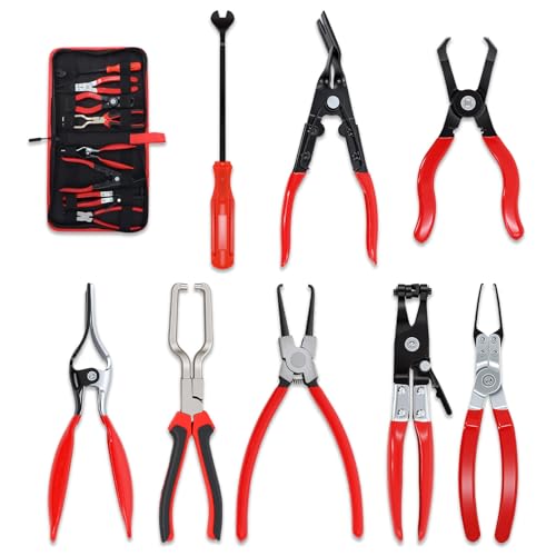 Pince d'extraction de relais en métal rouge pour débloquer les fusibles difficiles