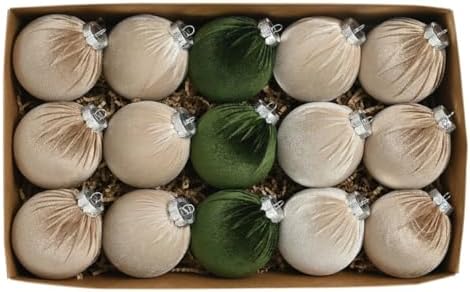 Velvet Ornaments For Christmas Tree Decorations - Red - View #8