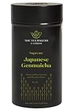 The Tea Makers of London Supreme Japanese Genmaicha | Authentic Green Tea with Roasted Rice | Nutty & Umami Flavour | 100g Loose Leaf Tea Caddy