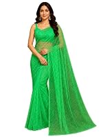 Women’s Trendy Net Saree with Blouse Material I Available in 15 Colours
