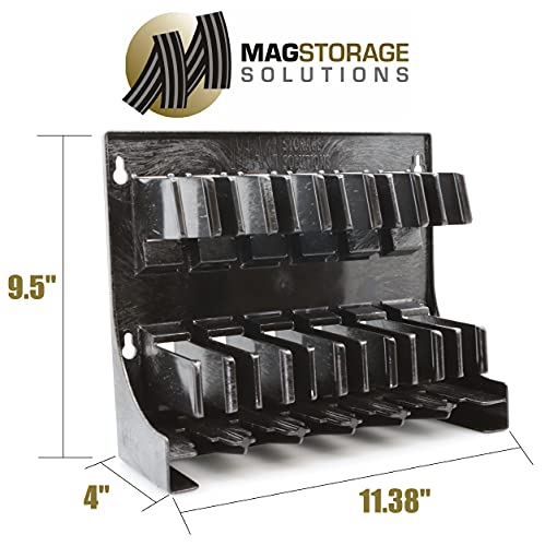 MagStorage Solutions Universal .223/5.56X45 Magazine Holder, Pack of Three (3), Mount to outside of safe or steel surface using the Mag Storage Solutions Mag Holder Attachment Kit (SOLD SEPARATELY) - Thumbnail 5