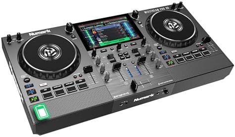 Numark Mixstream Pro Go - Standalone DJ Controller with Battery 