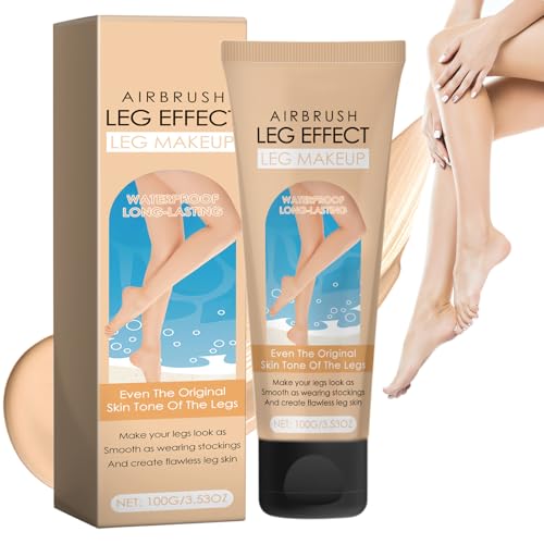 Maquillaje de Piernas Resistente al sin Transferencia, Maquillaje Corporal Resistente al Agua, Maquillaje de Piernas, Corrector De Cobertura Completa, Cubierta de Tatuaje (Natural)