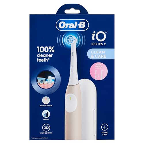 Oral-B iO 2 Elektrische ZahnbĂĽrste Rosa 1 BĂĽrstenkopf