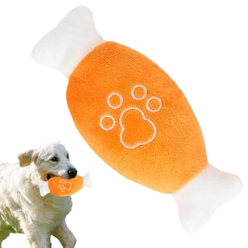 Kauspielzeug für Haustiere, zum Beißen von Hunden aus Plüsch | D der Zähne, Reinigung des Hühnerbeins, Cartoon- Hund aus Plüsch | Kauspielzeug für Haustiere