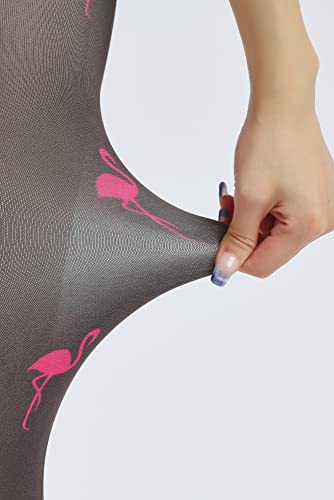Image of Sahabowi Women's Sheer Tights, Digital Print Designs Stockings