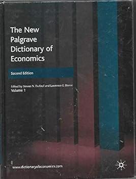 Hardcover The New Palgrave Dictionary of Economics Book