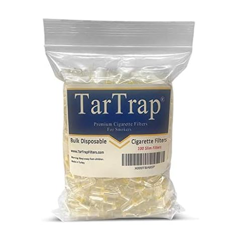 TarTrap Slim Cigarette Filters - Bulk Economy Pack (100 Per Pack) Cover