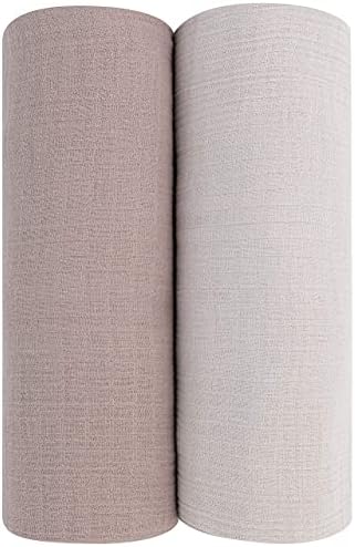 Ely's & Co. Cotton Muslin Swaddle Blanket 1-Pack - 47"x47", 100% Cotton, Silver Grey, For Baby Boy Or Girl