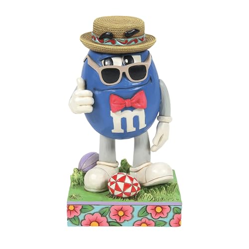 Enesco M&M's by Jim Shore Blue Character with a Bowtie