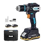 Hanabi Parafusadeira Furadeira Impacto Brushless Sem Fio Portátil Led 21V