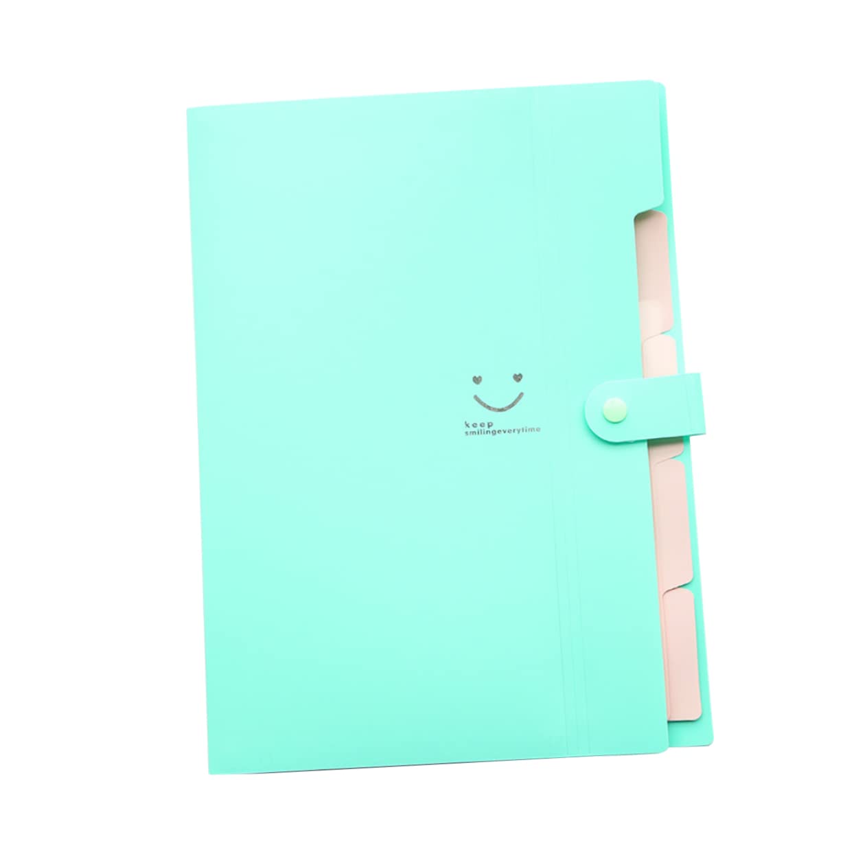 STOBOK 4pezzi Cartellina Portadocumenti Espandibile Con Chiusura Pulsante Set Folder Colorati Organizzatore Per Documenti Per e Scuola