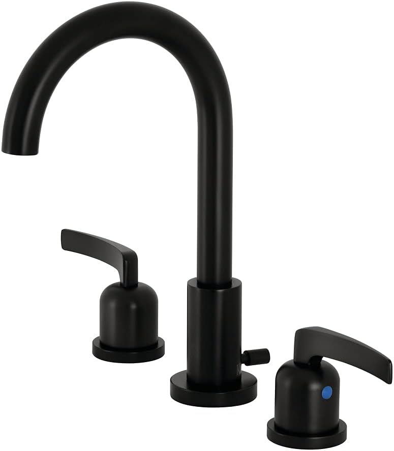 Fauceture FSC8920EFL Centurion Widespread Bathroom Faucet with Pop-Up Drain, Matte Black