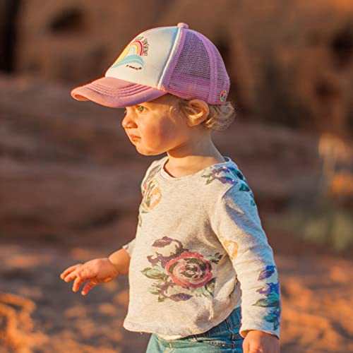 Jp Doodles Hello Sunshine Kids Trucker Hat. Baseball Mesh Back Cap Fits Baby, Toddler And Youth (Light Pink, Mini 12-24 Mos) #TOP2