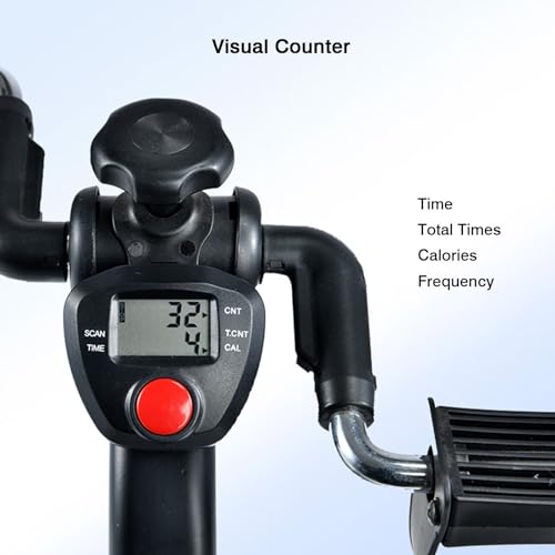 Pedal Exerciser bicicleta mini portátil con resistencia miniatura 5