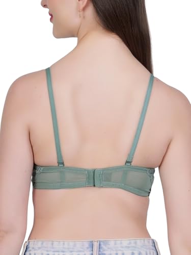 Image of Women Demi Cup Brallete | Lace Bra | Padded Bra | Detachable Straps | Wired Bra