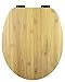 Produktbild WC Sitz Slim BAMBOO, Vollholz Bambus hell, mit Absenkautomatik, EDBA04