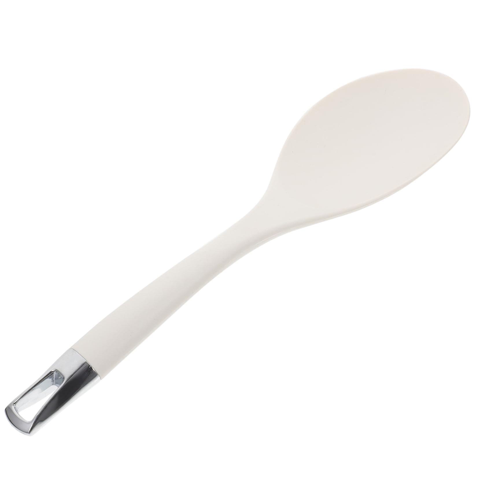 STOBAZA Household Rice Spatula Non Stick Silicone Rice Spoon for Efficient Cooking Reusable Kitchen Utensil for Serving Rice Porridge and Soup Easy to Clean