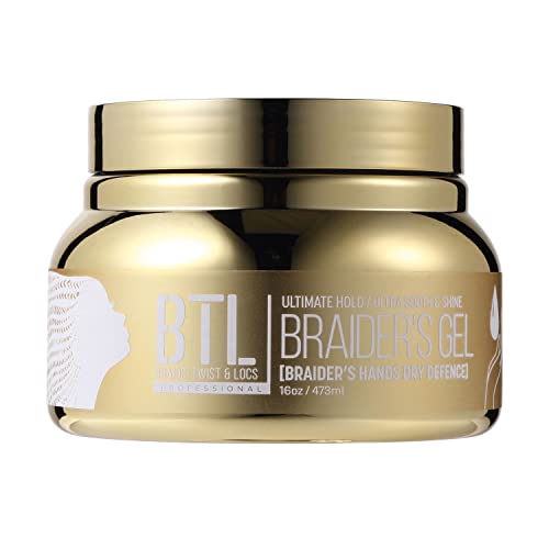 BTL Braiders Hands Dry Defense Ultimate Hold Conditioning Gel 16 OZ BTLG04-16 0