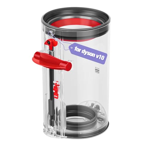 DrRobor Contenedor para Dyson V10 Aspiradora, Cubo Basura para SV12 Cubo de Polvo Part No. 969509-01