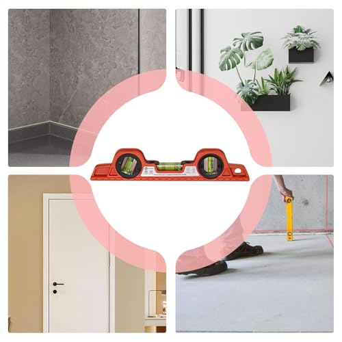 Petit outil de mesure magnétique pour travaux de menuiserie et étagères - 4