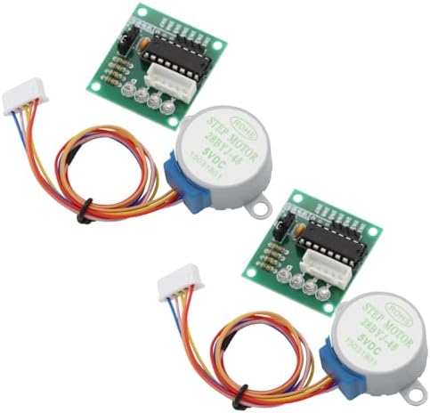 5x 28BYJ-48 Schrittmotor + ULN2003 Treiberplatine – 5V, Kompatibel Mit Arduino Und Raspberry Pi Schrittmotor Set Arduino