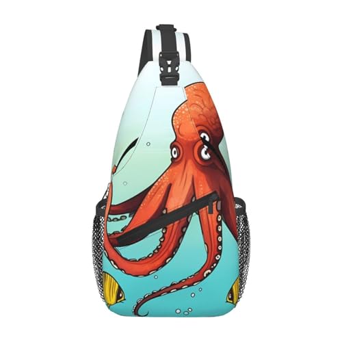 Bolso cruzado Giant Octopus para hombre y mujer miniatura 1