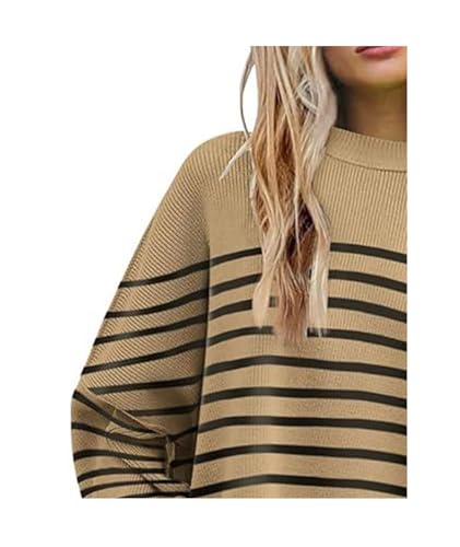 Image of SEMATOMALA Women's Oversized Plain Batwing Sweaters Fall Winter Crewneck Trendy Pullover Knit Jumper Tops