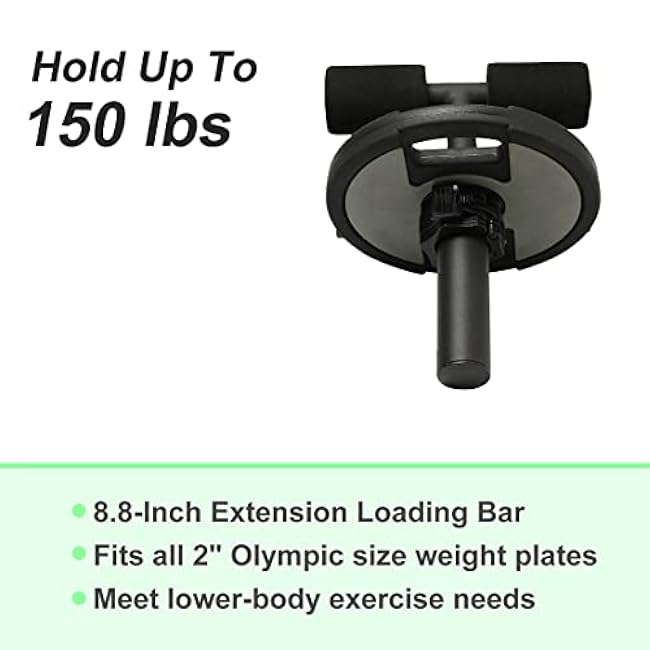 Tib Bar-Tibialis Anterior Exercise Equipment, Tibialis Trainer Calf Raise Machine for Strength Training, Fits 2 Weight Plates¡
