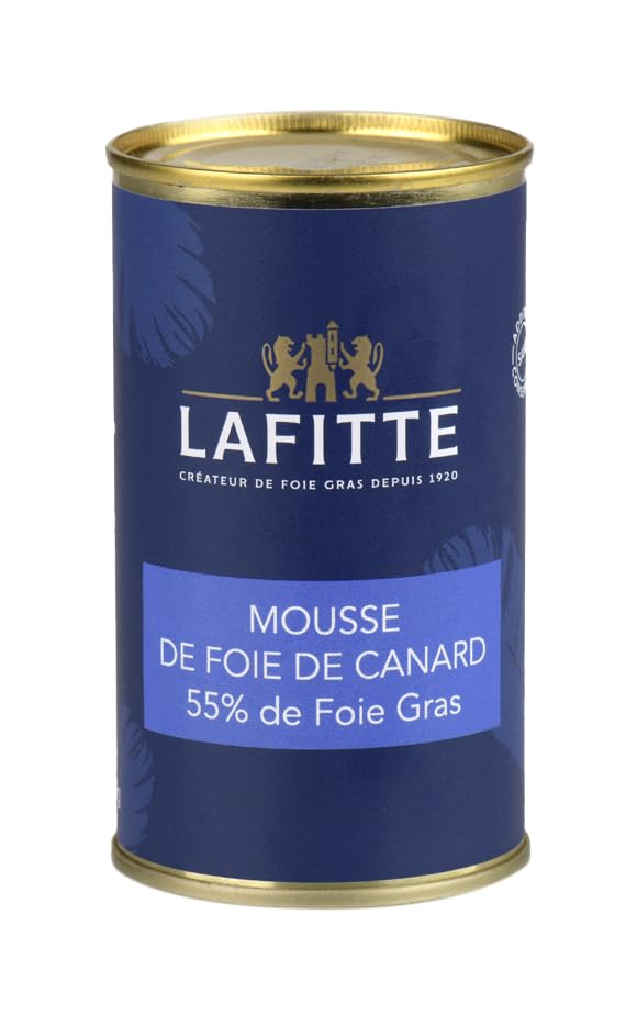 Lafitte - (Géographique Protégée IGP) - Mousse de hígado de pato con 55% de foie gras de pato - Lata de 200gr