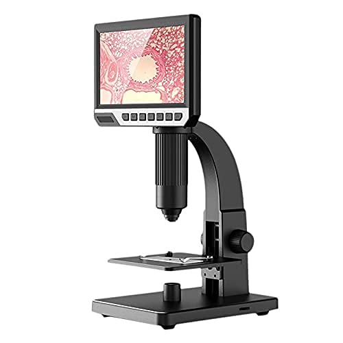 LCD mikroskop cyfrowy 7 cali 12 Mp HD 2000X 10+1 LED nifikacja